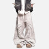 Metro High Street Patched Bell Leg Denim