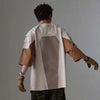 Stand-Out Deconstructed Color Block T-Shirt