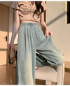 Summer Relaxed Staple Bell Leg High-Rise Denim