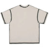 Designed Anti-Establishment Shadow-Print Short Sleeve T-Shirt