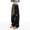 Insulated Seoul Style Curved Knife Bell Leg Denim