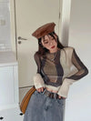 Chic Tie-Dyed Long Sleeve Visual T-Shirt