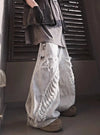 Metro High Street Patched Bell Leg Denim