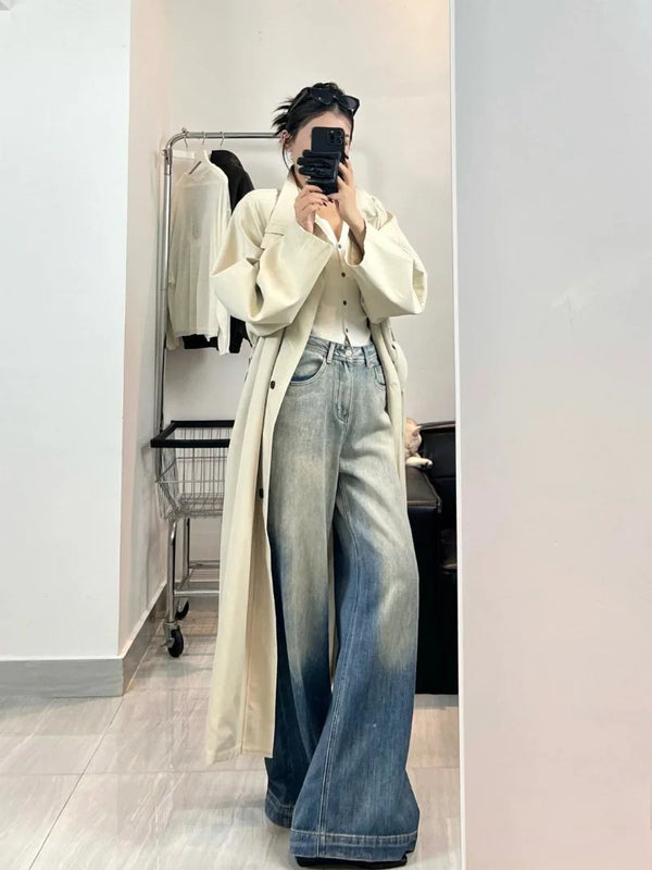 2000s Western Style Mosaic Denim