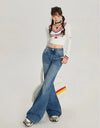 Classic High-Rise Bell Light Denim