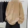 Long Sleeve Boxy-Fit Blank T-Shirt