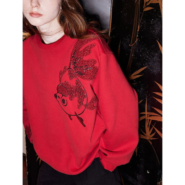 Stitch Fleece Cozy Hoodie alternatif görünüm