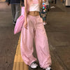 Star Print Straight Trousers