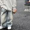 Baggy Jean Pantolon, yakın çekim — Navra Wear