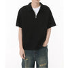 Zip Half Minimalist Versatile T-Shirt