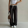 Cord Wide-Leg Trousers