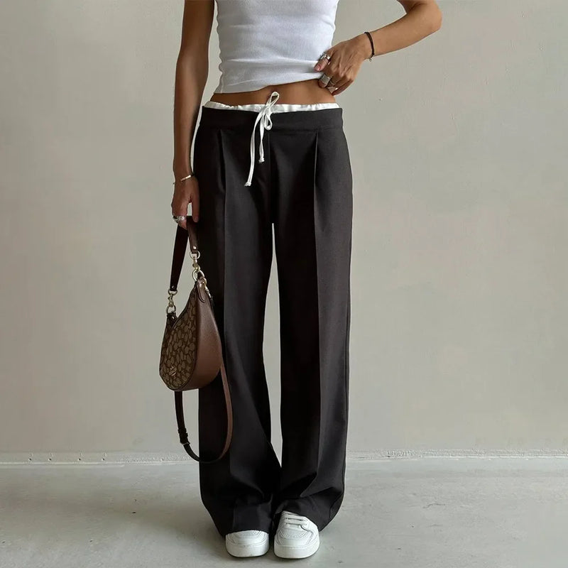 Cord Wide-Leg Trousers