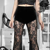 Dark Gothic Flare Trousers