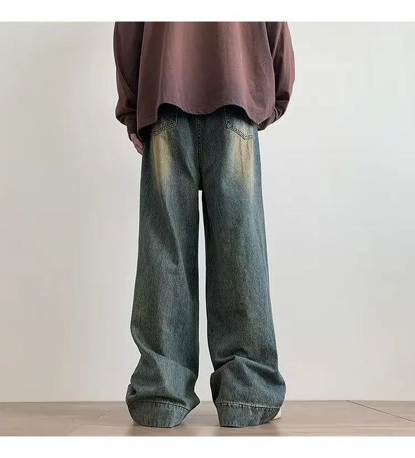 Heritage Blue Wide Legged Denim alternatif görünüm