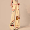Wide Leg Beli Lastikli Jogger, model üzerinde — Navra Wear