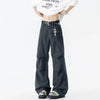 Gray & White Utility Denim Work Denim