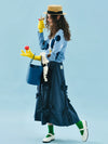 Dot Polka Blue Soft Long Sleeve T-Shirt