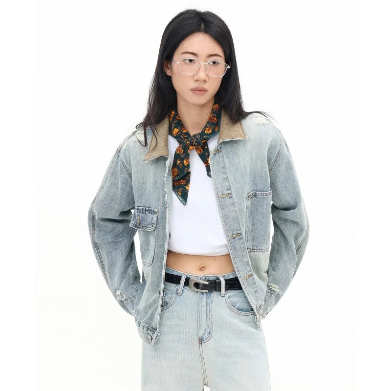 2000s Metro Premium Indigo Denim Jacket