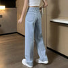 High-Rise Straight Denim
