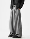 Smoke Pleat Suit Wide-Leg