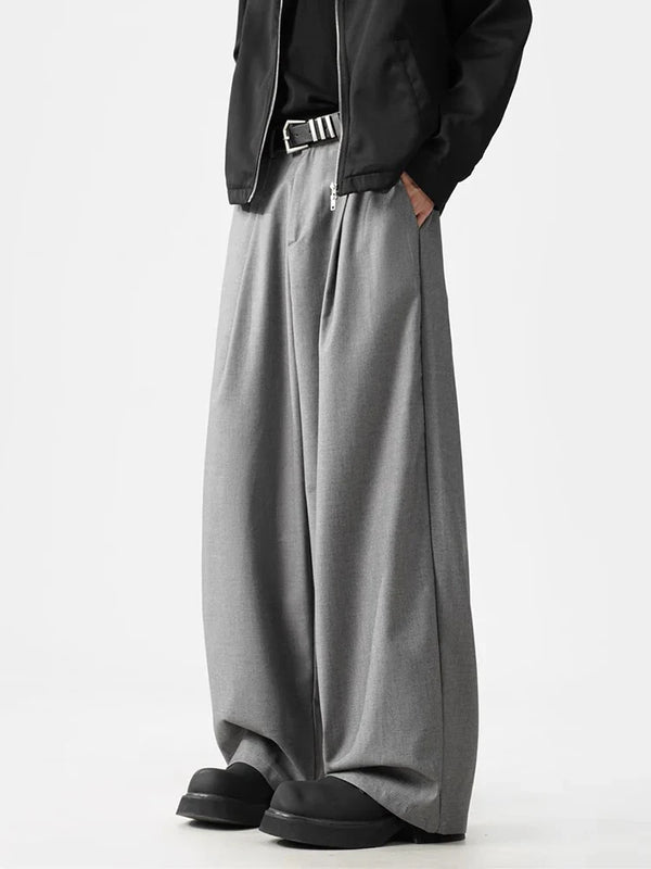 Smoke Pleat Suit Wide-Leg alternatif görünüm