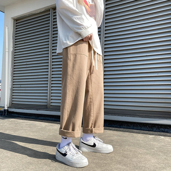 Solid Mid-Rise Trousers alternatif görünüm