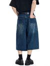 Heritage Wide Leg Denim Shorts