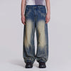 Heritage Wing Pattern Relaxed Bell Leg Denim