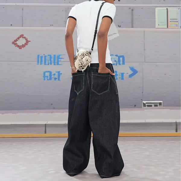 Lightweight High Waisted Bell Leg Denim alternatif görünüm