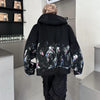 Dark Dye Drop Hood Sweatshirt