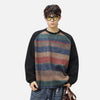 Raglan Block Street Crewneck