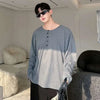 Elegant Seoul-Style Extended-Arm T Shirt