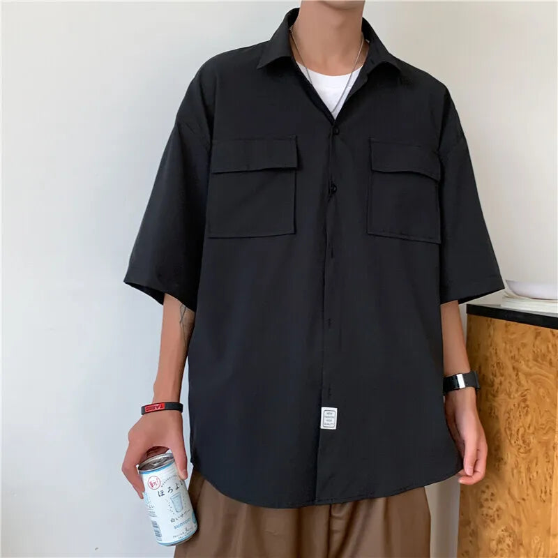 Pocket Airy Relaxed Casual Woven Top
