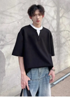 Ice-Cap Feeling High-End Relaxed T-Shirt