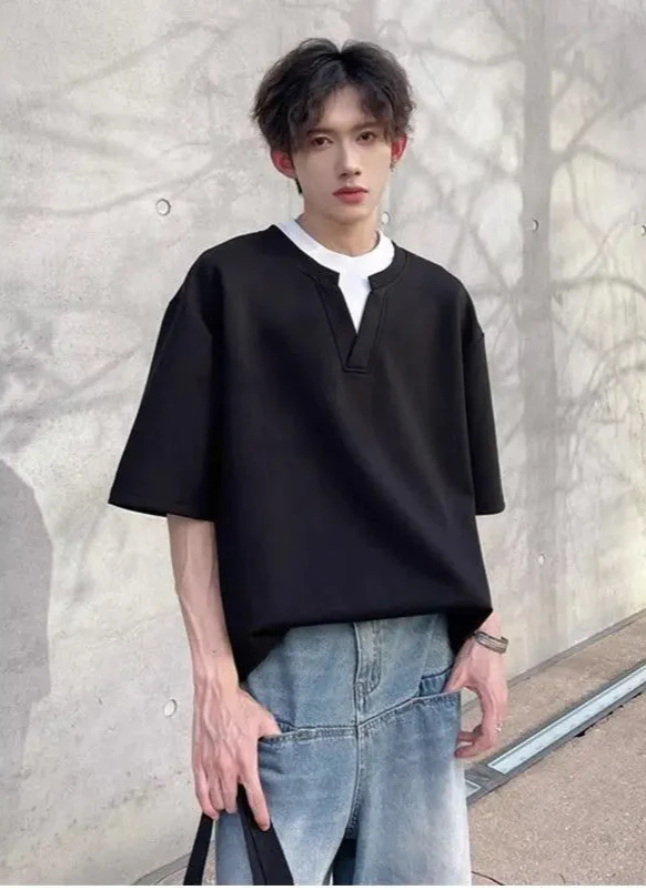 Ice-Cap Feeling High-End Relaxed T-Shirt alternatif görünüm