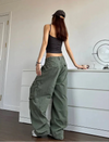 StreCool etear High Quality Green Bell Leg Bggy Denim