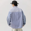 Panel Mix Oversized Woven Top