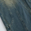 Curved Seam Bell-Leg Denim