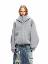 Thick Cool Boxy Zip Sweatshirt