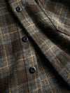 Premium Vintage Plaid Coat-Style Top
