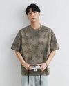 Men's Block-Style Revival Ink Dye Maple Leaf T-Shirt