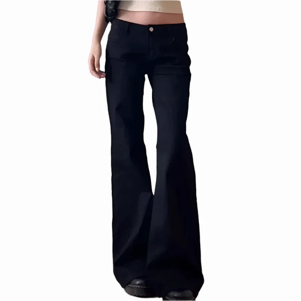 Classic Heritage Black Denim High Denim alternatif görünüm
