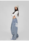 Blue Loose Dance Trousers