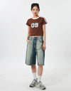 Dusk Fade Wide Leg Shorts