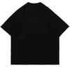 Wide-Body Print Letter Print Short Sleeve T-Shirt
