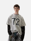 Wasteland Tactical-Print Long-Sleeved Splicing T-Shirt