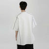Curated Unstructured Stripe Illustrated Short Sleeve T-Shirt