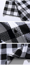 Chessboard Plaid Embroidered Top
