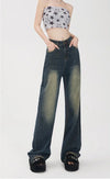 Women Streetware High-Rise Bell Leg Denim