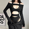 Goth Cyber Counter-Culture Midnight Mesh T-Shirt